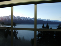 View from Queenstown Accommodation, New Zealand