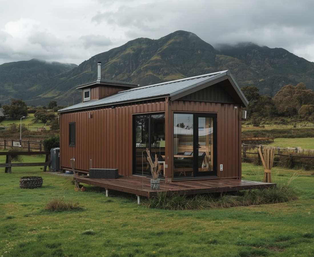 Farm style cabin stay in New Zealand