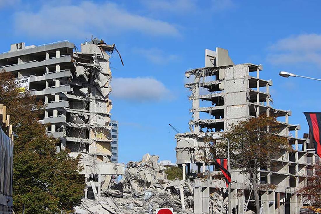 Damage from the Earthquakes in Christchurch City, New Zealand. Copyright: Hayes Photography